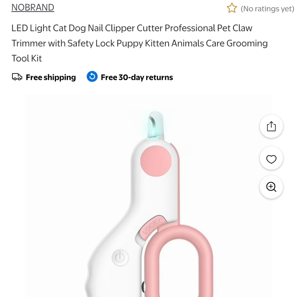 The Pet Gravity Mini LED Nail Clipper is a high-quality grooming tool